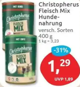 Budni Christopherus Fleisch Mix Hundenahrung Angebot