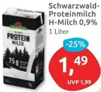 Budni Schwarzwald Proteinmilch H-Milch 0,9% Angebot