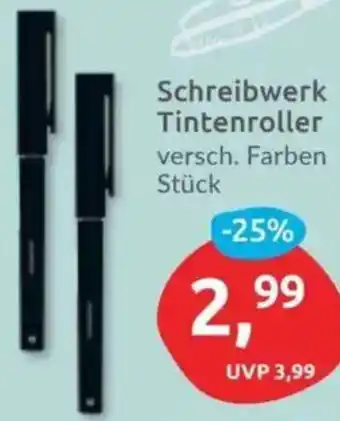 Budni Schreibwerk Tintenroller Angebot