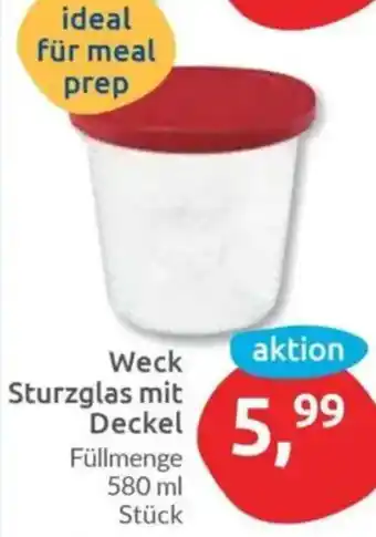 Budni Weck Sturzglas mit Deckel Angebot