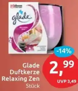 Budni Glade Duftkerze Relaxing Zen Angebot