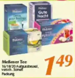 inkoop Meßmer Tee Angebot