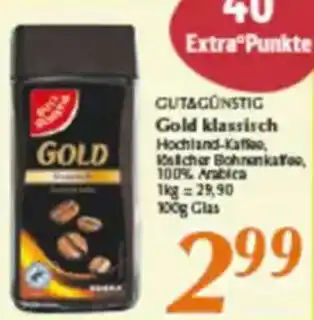 inkoop GUT&GÜNSTIG Gold klassisch Angebot