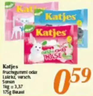 inkoop Katjes Fruchtgummi oder Lakritz Angebot