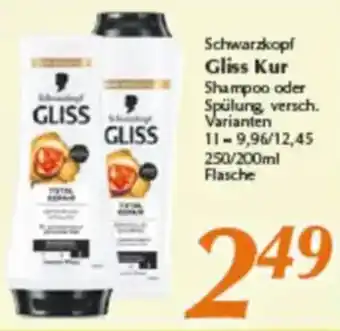 inkoop Schwarzkopf Gliss Kur Shampoo oder Spülung Angebot