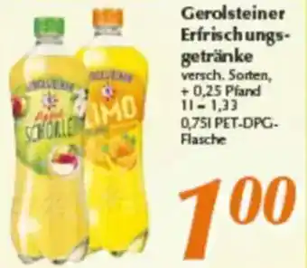 inkoop Gerolsteiner Erfrischungsgetränke Angebot