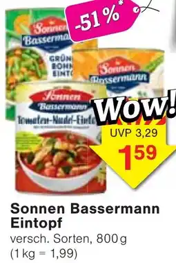 Wiglo Wunderland Sonnen Bassermann Eintopf Angebot