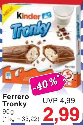 Wiglo Wunderland Ferrero Tronky Angebot