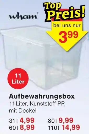 Wiglo Wunderland Wham Aufbewahrungsbox Angebot