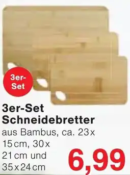 Wiglo Wunderland 3er-Set Schneidebretter Angebot