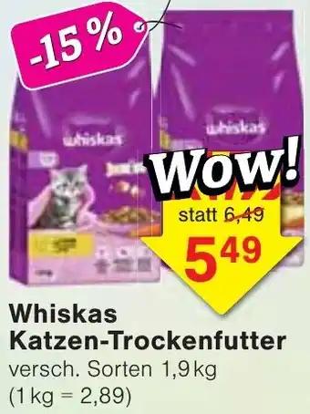 Wiglo Wunderland Whiskas Katzen-Trockenfutter Angebot