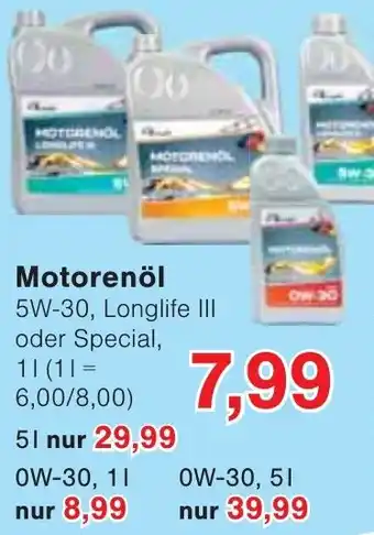 Wiglo Wunderland Motorenöl Angebot