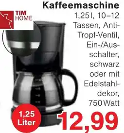 Wiglo Wunderland TIM HOME Kaffeemaschine Angebot