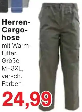 Wiglo Wunderland Herren Cargohose Angebot