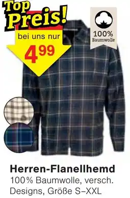 Wiglo Wunderland Herren-Flanellhemd Angebot