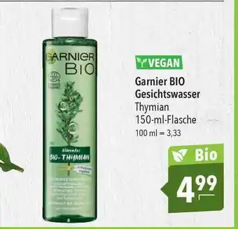 CITTI Markt Garnier Bio Gesichtswasser 150ml Angebot