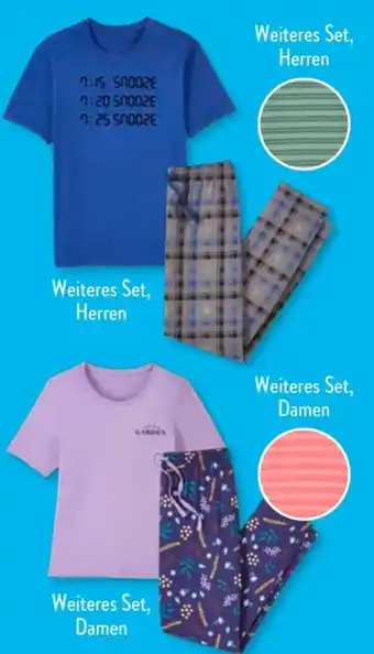 Aldi Süd Up2Fashion Damen Pyjama Angebot