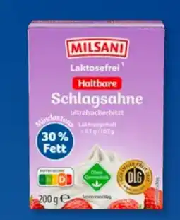 Aldi Süd Milsani H-Schlagsahne Angebot