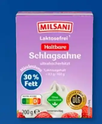 Aldi Süd Milsani H-Schlagsahne Angebot