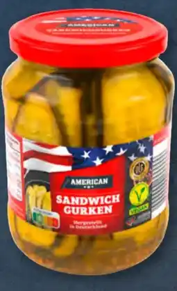 Aldi Süd American Sandwichgurken vegan Angebot