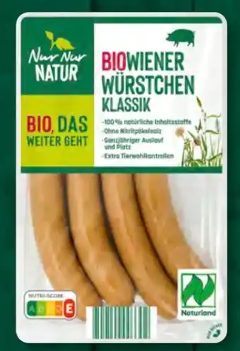 Aldi Süd Nur Natur Bio-Wiener Würstchen Angebot