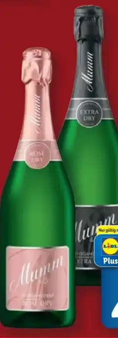 Lidl Jules Mumm Rose Dry Sekt Angebot