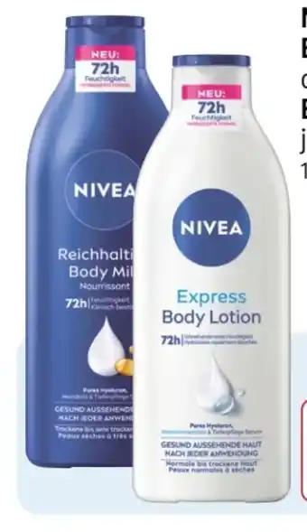 Rossmann Nivea Body Milk Angebot