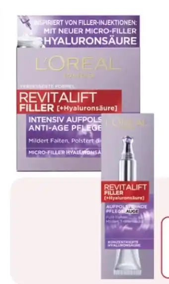 Rossmann L'Oréal Paris Revitalift Filler Tagespflege Angebot