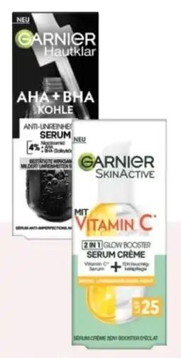 Rossmann Garnier Hautklar AHA + BHA Kohle Serum Angebot