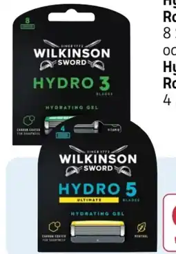 Rossmann Wilkinson Sword Hydro 3 Rasierklingen Angebot