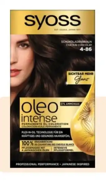 Rossmann Syoss Oleo Intense Haarcoloration Angebot