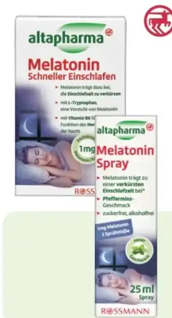 Rossmann Altapharma Melatonin Schneller Einschlafen Angebot