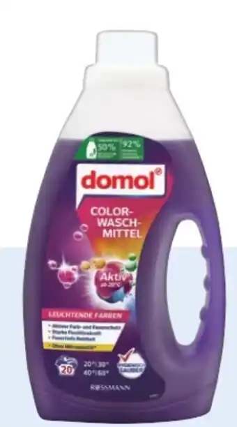 Rossmann Domol Colorwaschmittel Flüssig Angebot