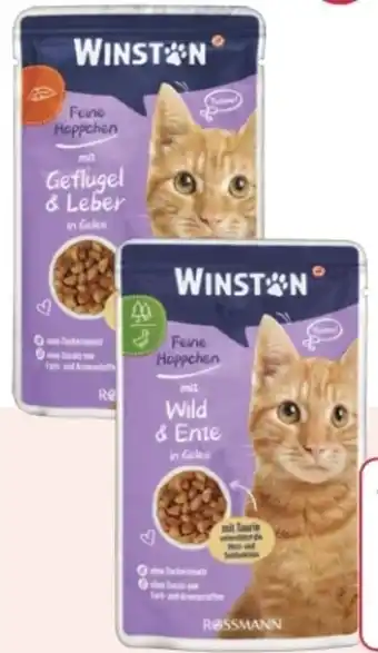 Rossmann Winston Feine Häppchen Katzennahrung Angebot