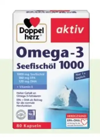 Rossmann Queisser Pharma Doppelherz Omega-3 Seefischöl 1000 Angebot