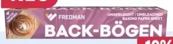 Rossmann Fredman Back-Bögen Backpapier-Zuschnitte Angebot