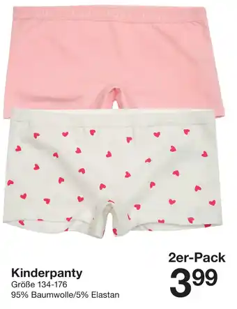 Zeeman Kinderpanty Angebot