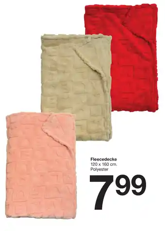 Zeeman Fleecedecke Angebot