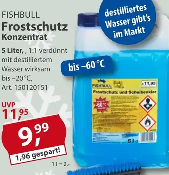 Sonderpreis Baumarkt FISHBULL Frostschutz Konzentrat Angebot