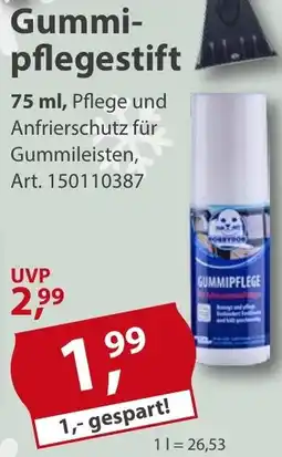 Sonderpreis Baumarkt Gummipflegestift Angebot