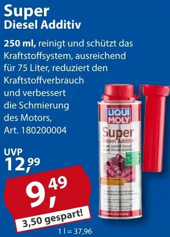 Sonderpreis Baumarkt LIQUI MOLY Super Diesel Additiv Angebot