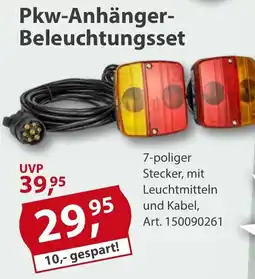 Sonderpreis Baumarkt Pkw-Anhänger Beleuchtungsset Angebot