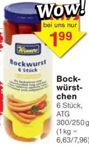 Jawoll Winners Bockwürstchen Angebot