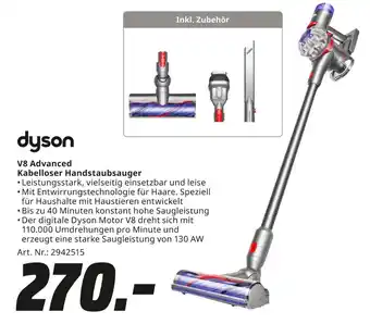 MediaMarkt Dyson v8 advanced Angebot