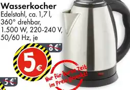 TEDi Wasserkocher Angebot