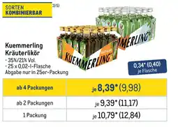 METRO Kuemmerling Kräuterlikör Angebot