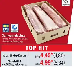 METRO Schweinelachse Angebot