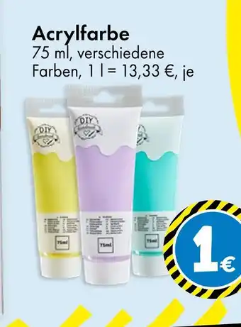 TEDi Acrylfarbe Angebot