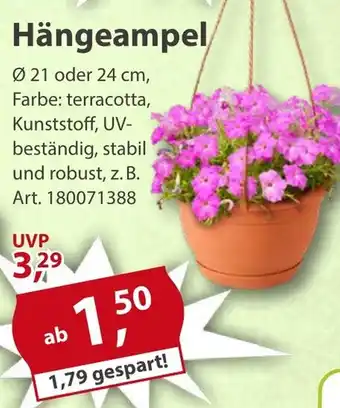 Sonderpreis Baumarkt Hängeampel Angebot