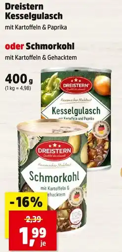 Thomas Philipps Dreistern kesselgulasch schmorkohl Angebot